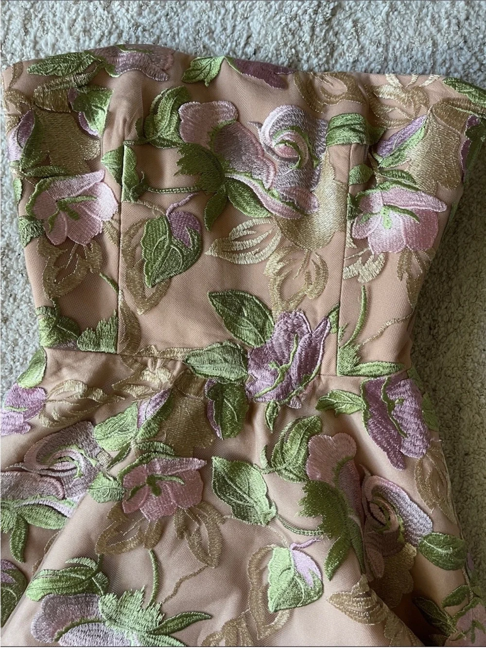 ✨NEW✨ Helsi Noemi Embroidered Floral
Strapless Cocktail Midi Dress - Picture 5 of 11